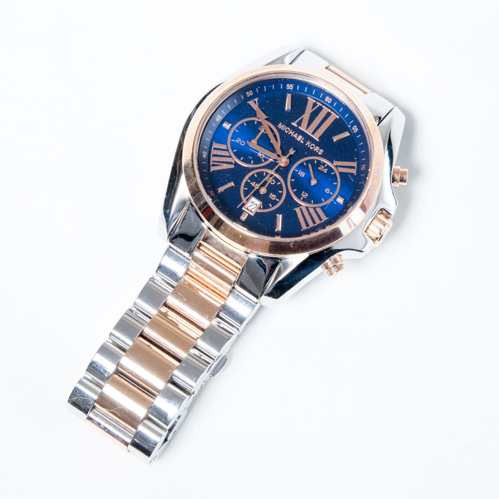 Brand new blue face Michael Kors Bradshaw watch - Picture 3 of 5